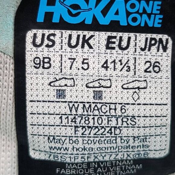 Hoka One One Mach 6 - Women's running shoes - Size 9B - Picture 11 of 11